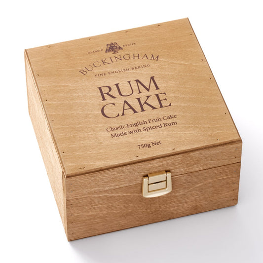 Gâteau au Rhum dans une Boîte Cadeau en Bois 750g