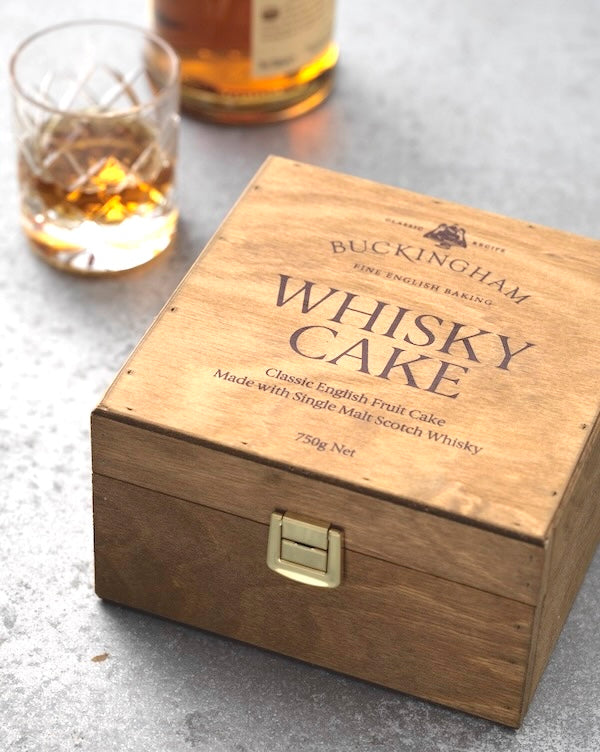 Whiskykuchen in Holz-Geschenkbox 750g
