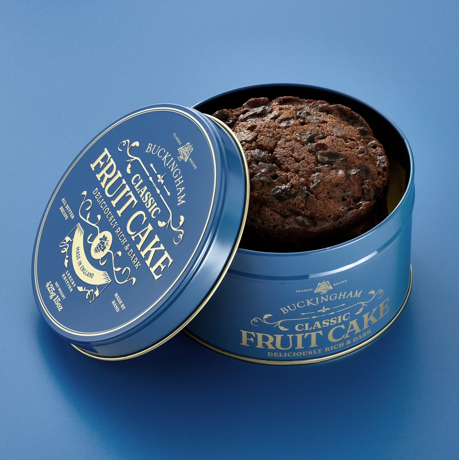 Fruit Cake in Vintage Gift Tins