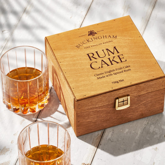 Torta di Rum in Scatola Regalo di Legno 750g