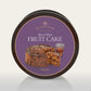 Rum cake. Fruit cake flavoured with spiced rum.